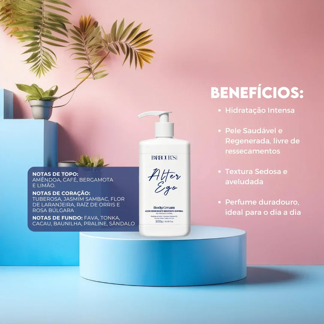 Body Cream Alter Ego Loção Desodorante Hidratante Corporal 300g - Image 2