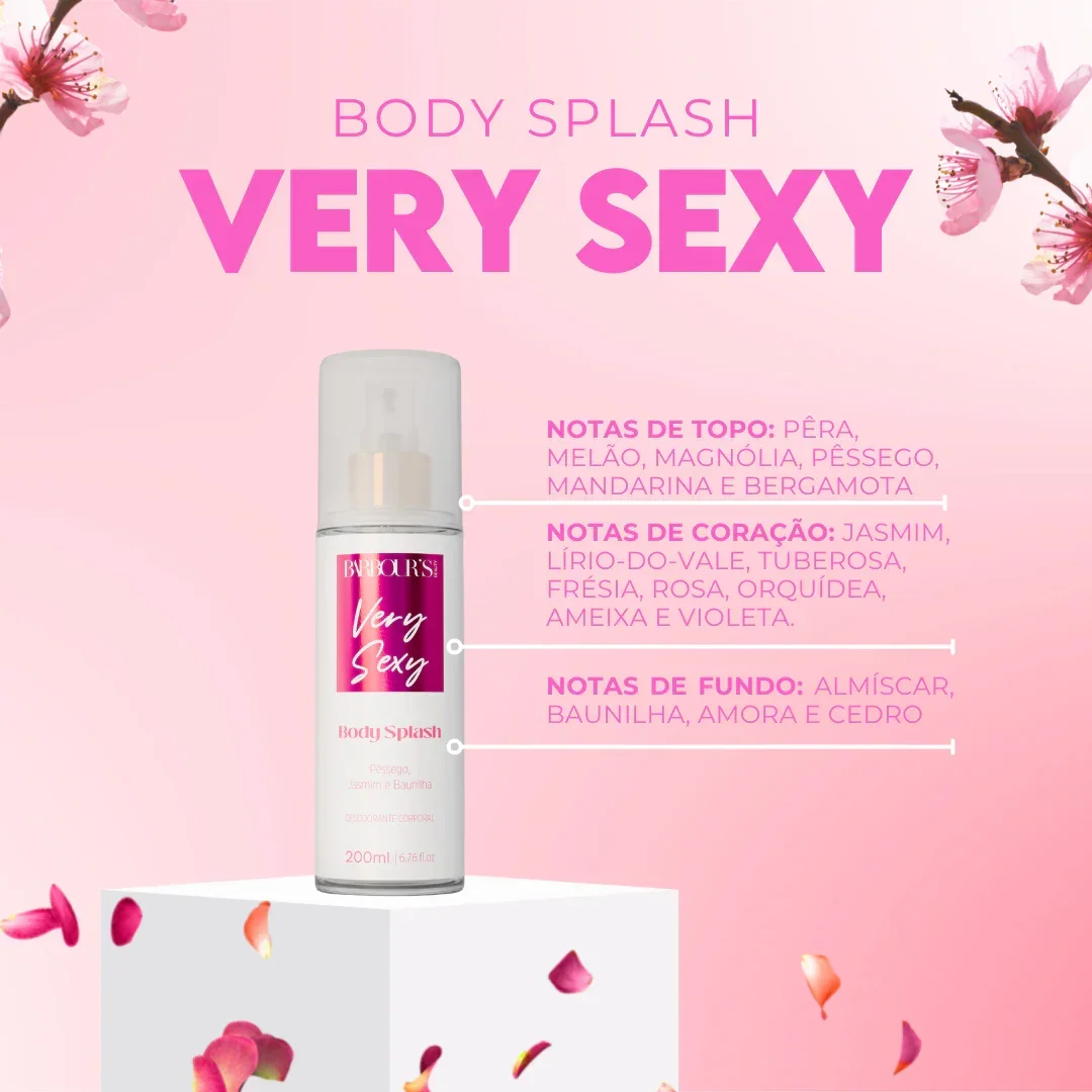 Body Splash Very Sexy Desodorante Colônia 200ml - Image 2