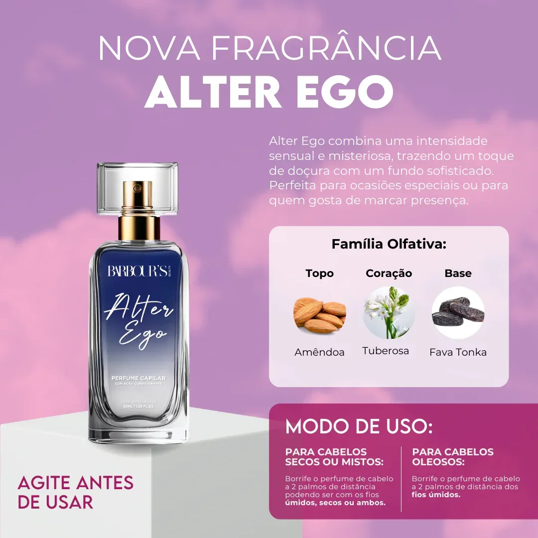 Kit 2 Perfumes de Cabelo - Alter Ego e Living Grace - Image 2
