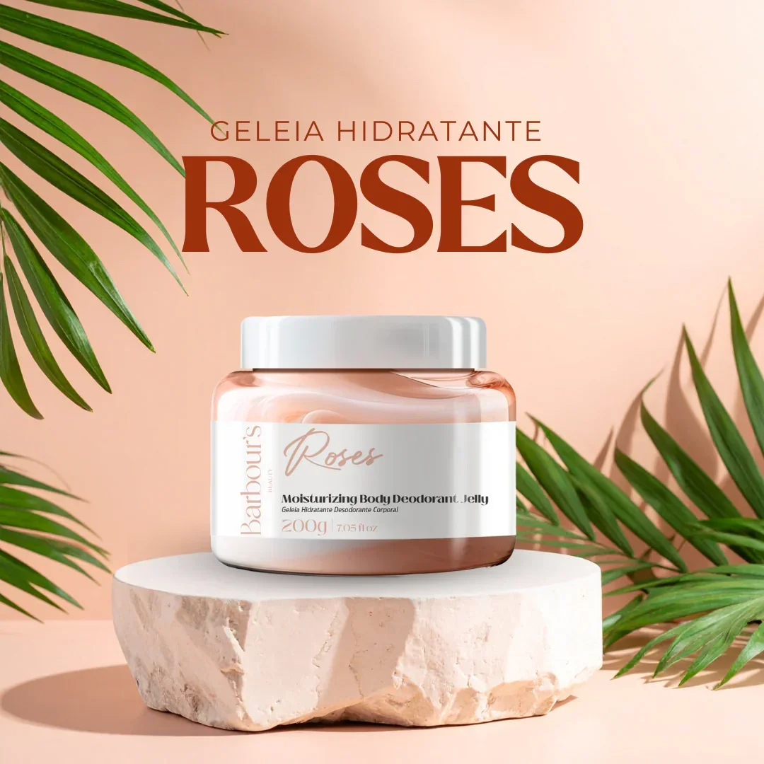 Geleia Hidratante Desodorante Corporal Roses 200g - Image 2