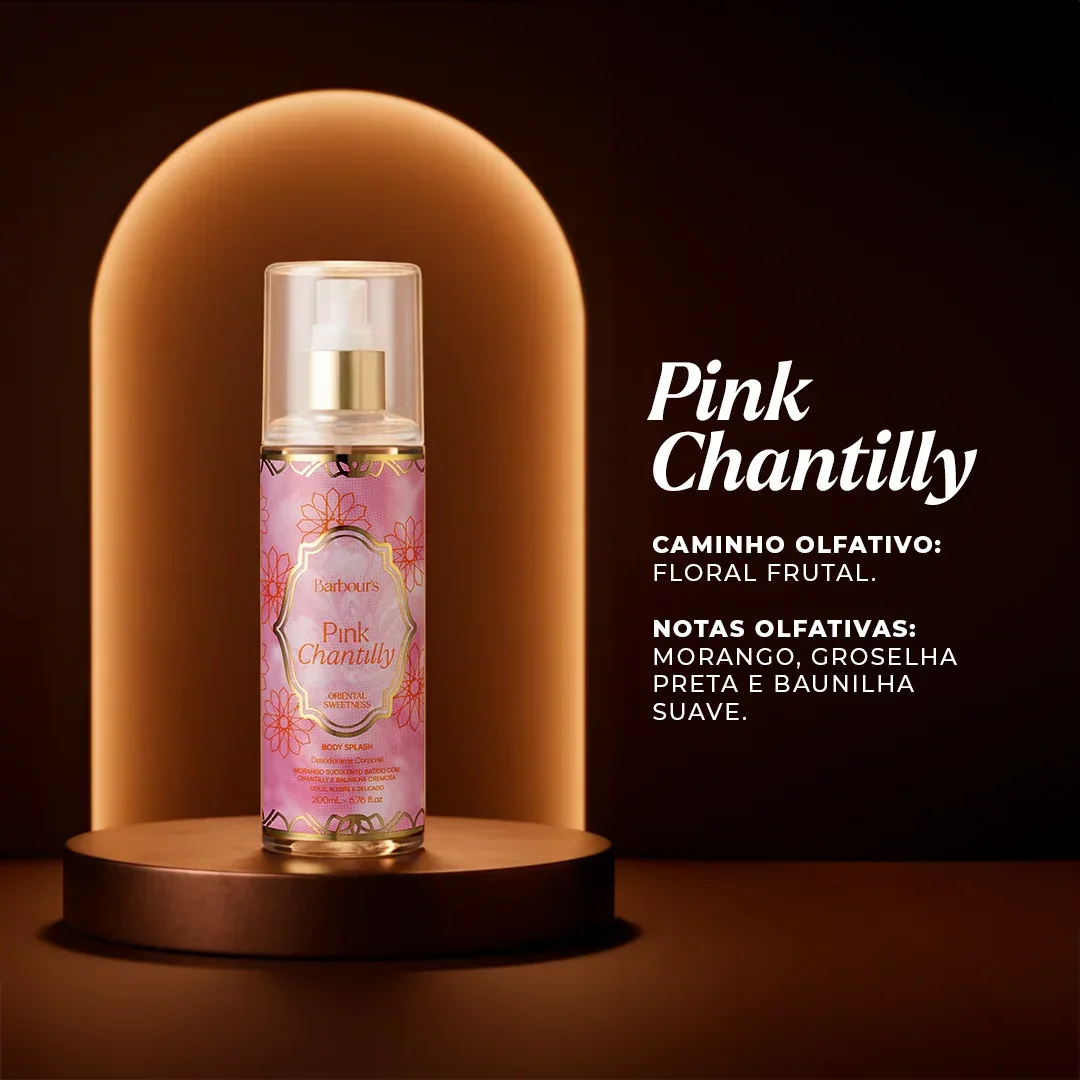Body Splash Pink Chantilly Desodorante Colônia 200ml - Image 3