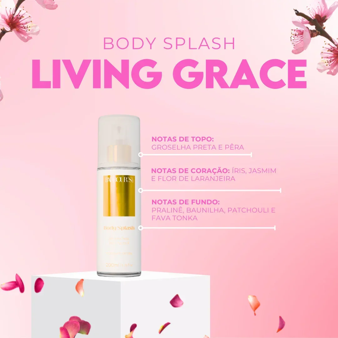 Kit 3 Body Splash - Affair, Living Grace, My Sweet Delight - Image 2