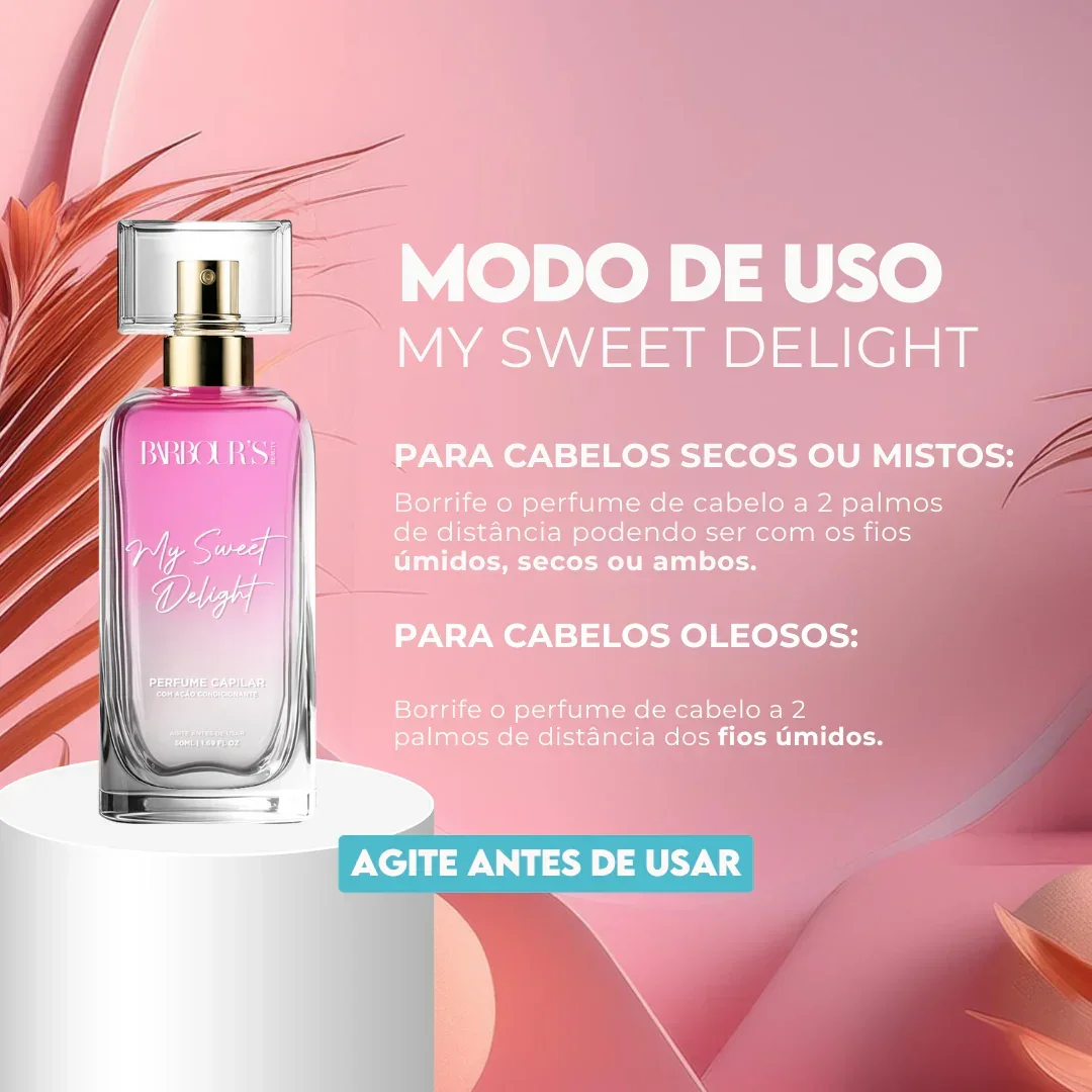 Kit Body Splash + Perfume de Cabelo My Sweet Delight - Image 4