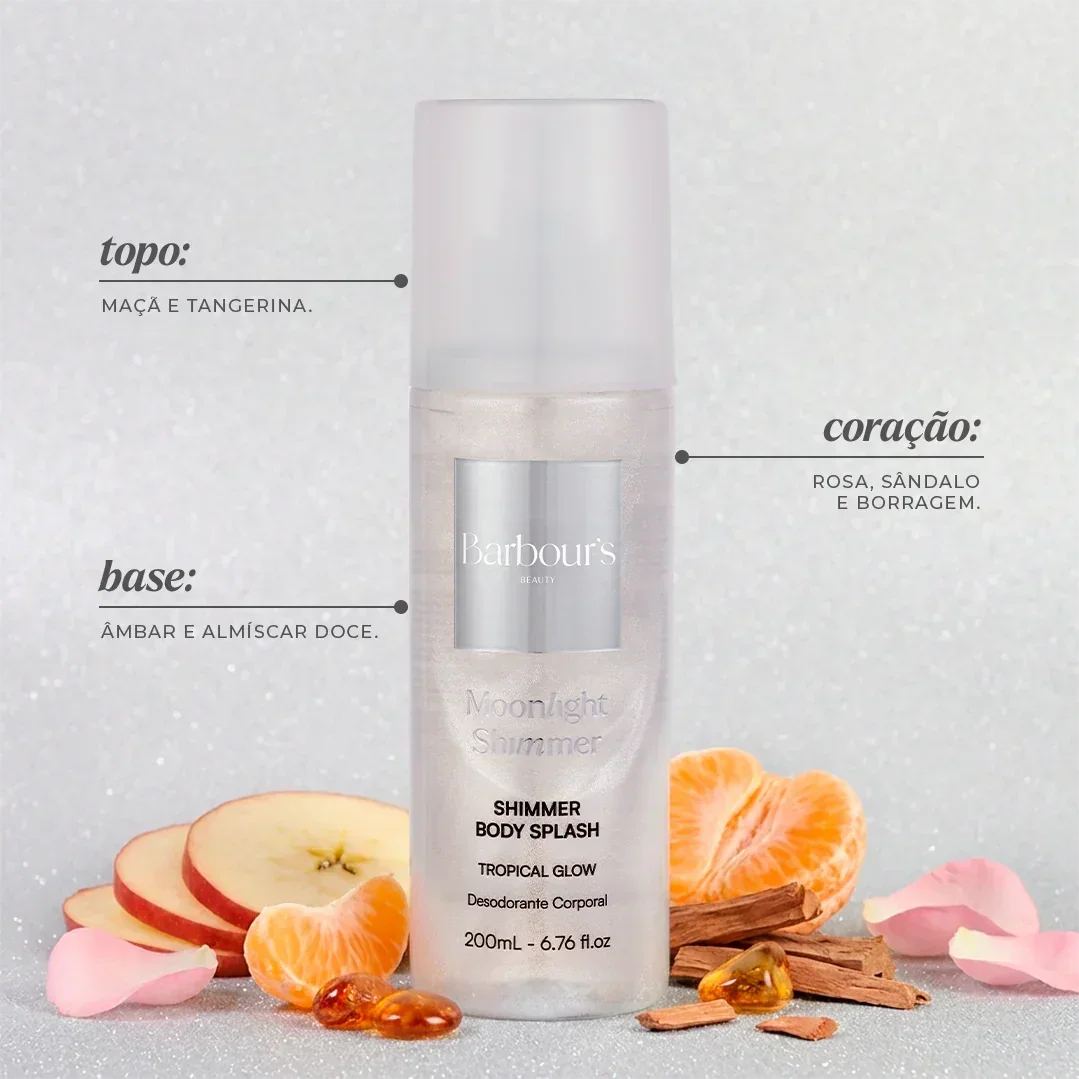 Kit Glow - Golden Glow Iluminador Hidratante e Shimmer Body Splash Moonlight Shimmer - Image 4