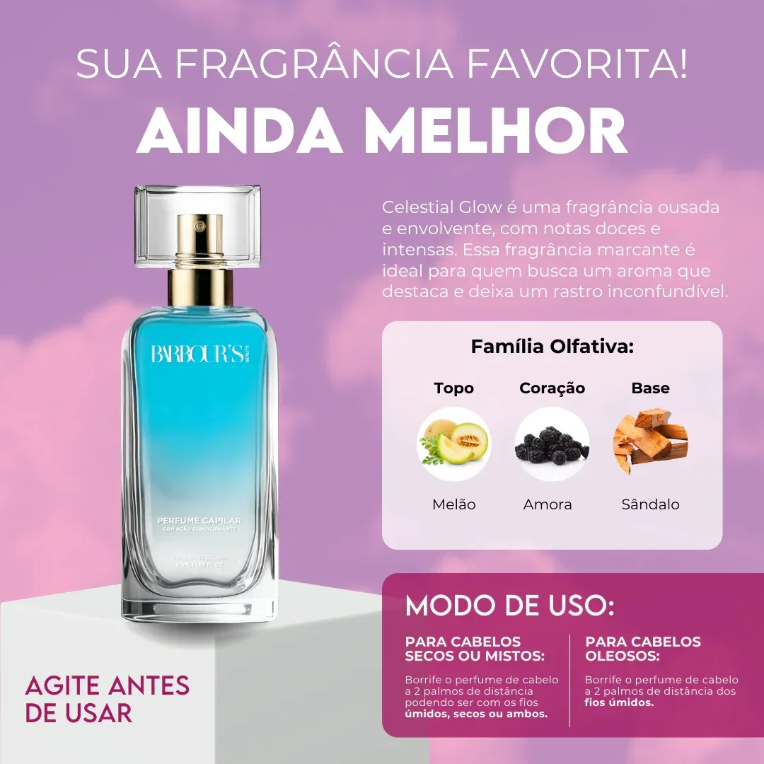 Kit Presenteável Body Splash + Perfume de Cabelo Celestial Glow - Image 3